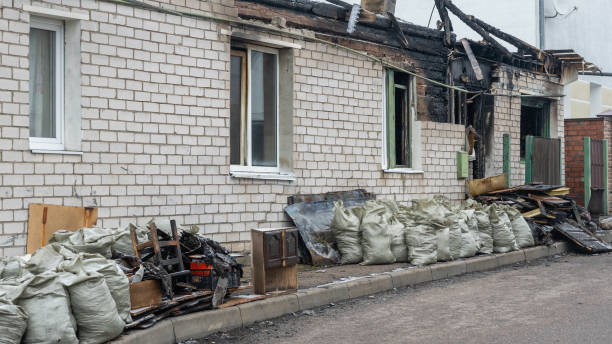 Professional Fire Damage Repair technician working in Roanoke, VA